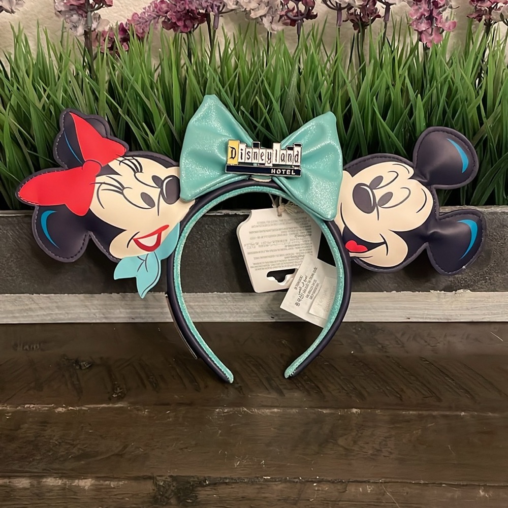 Disneyland Hotel Mickey and Minnie Loungefly Headband